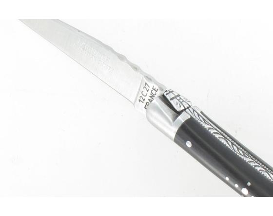 Laguiole Ebène Couteau de poche Laguiole par Chazeau Honoré