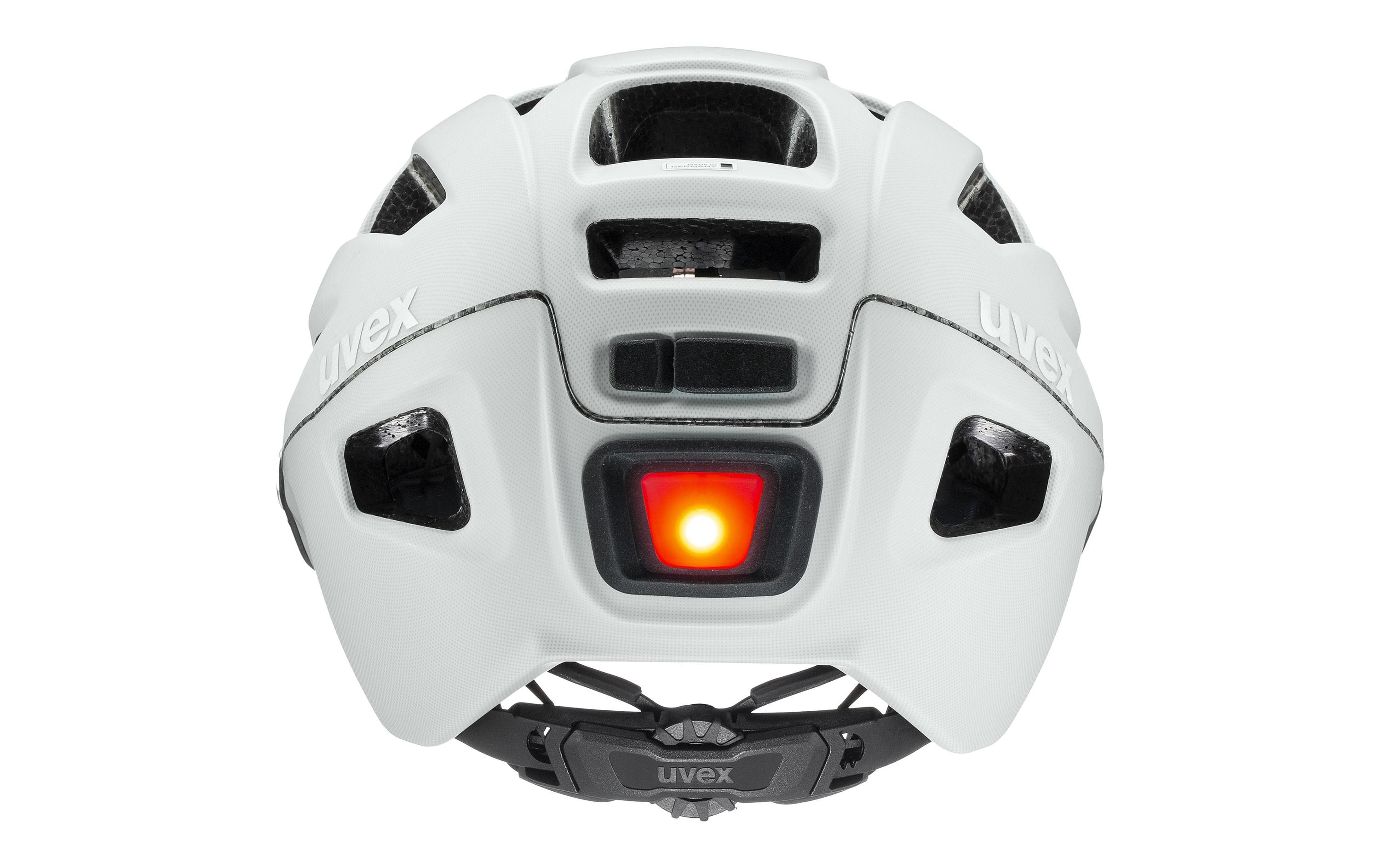 Helm uvex finale visor V papyrus matt , M<br>Photochromatischer Visier-Helm mit Plug-In-LED