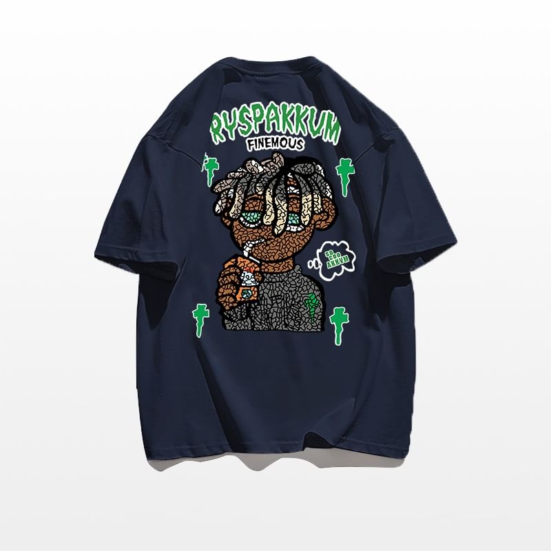 Kupyd - T-shirt met korte mouwen, ronde hals en print