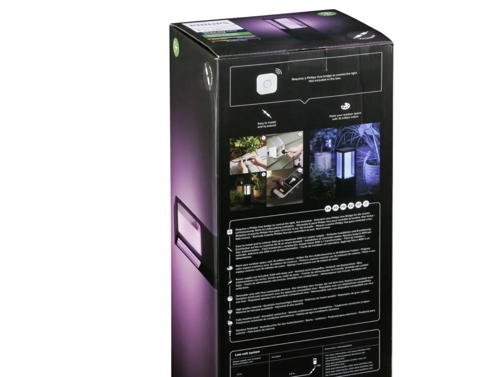 Philips Hue White Color Ambiance Impress Udendørs Bedlampe - Low Volt Extension