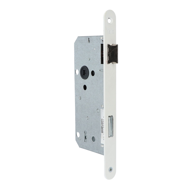 Yale insteekslot Wit A1390 Doorn 50mm, afgerond