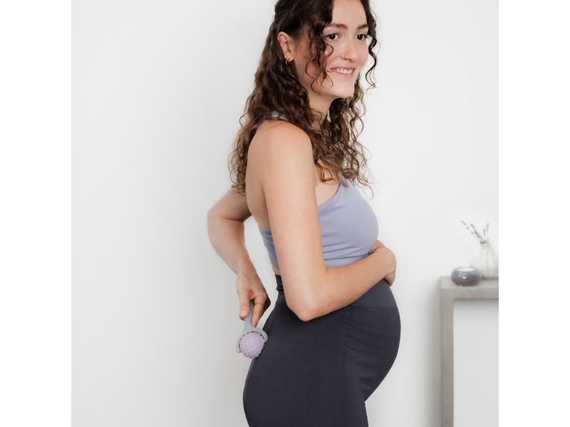 reer Massageroller Lila/Grau Massagegerät zur Muskelentspannung