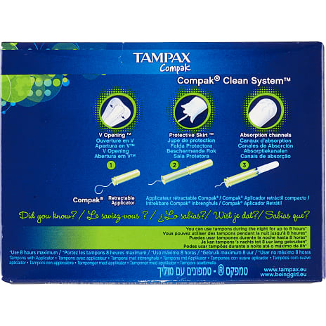 Tamponer m. indføringshylster super sugeevne