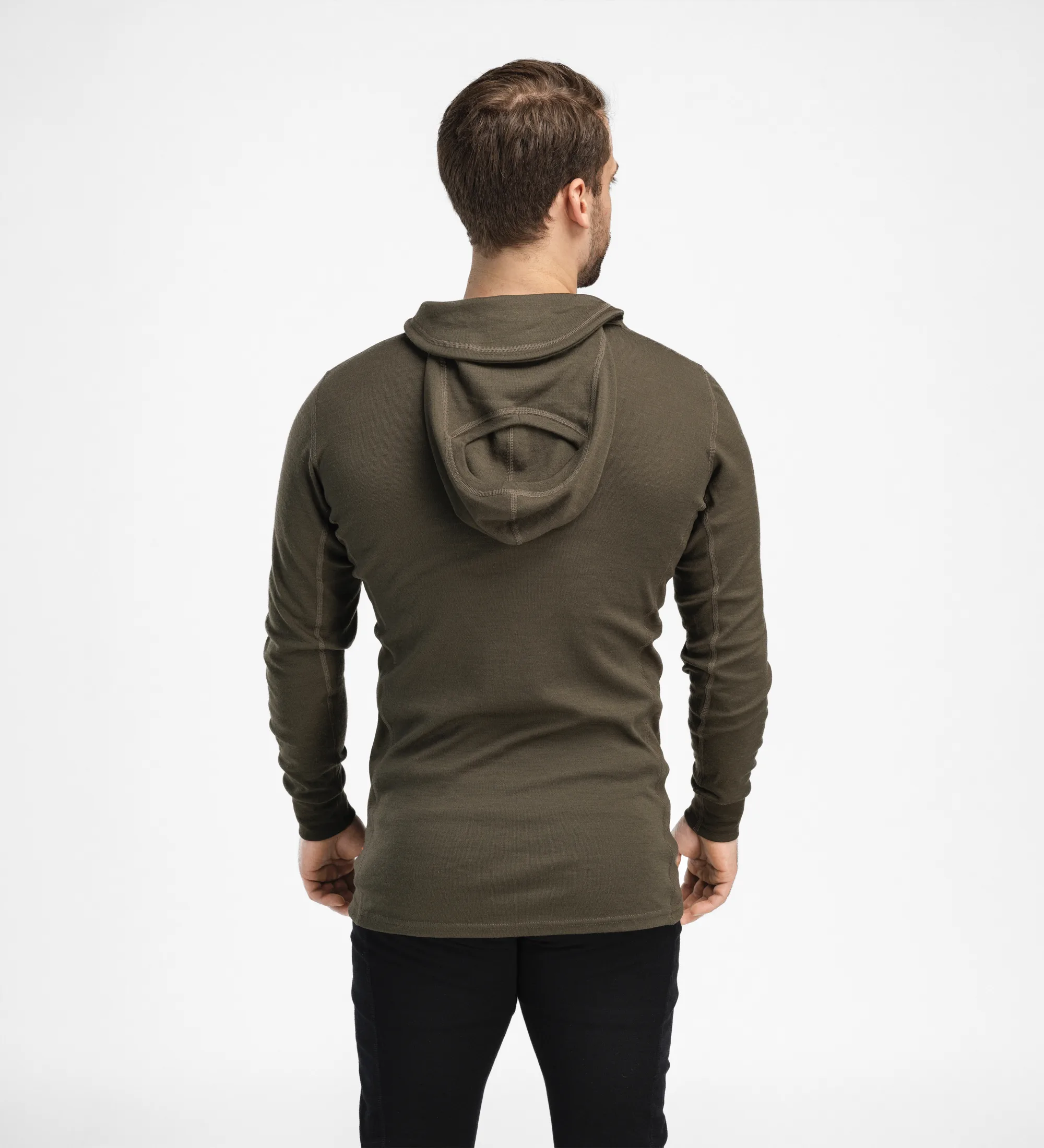 Aclima Men's Warmwool Hoodsweater V2 Tarmac