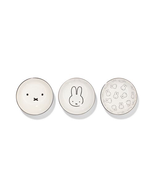 3 bols en céramique miffy