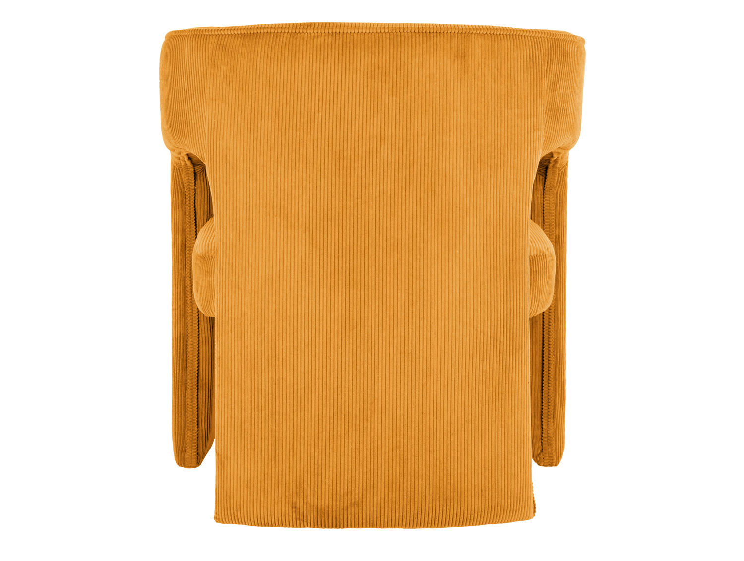 Chair Vigor corduroy ochre yellow
