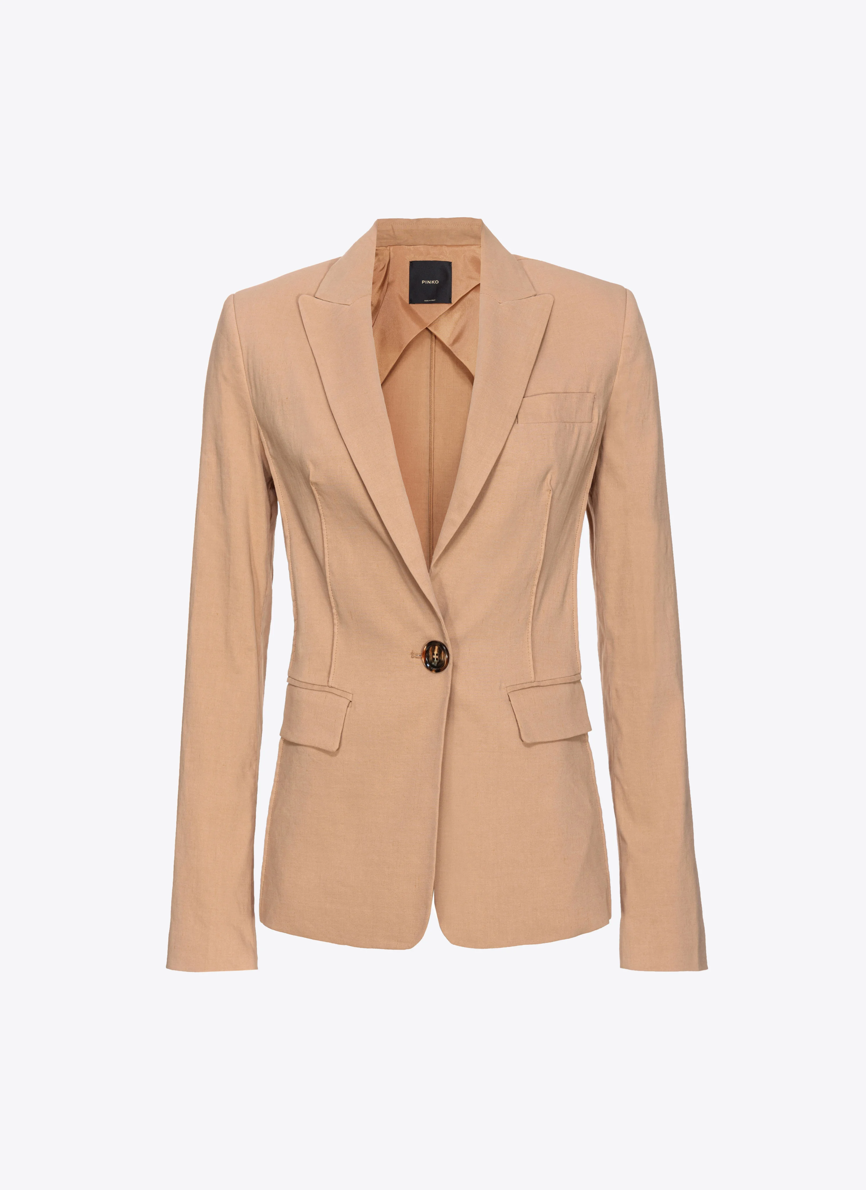 Blazer droit | Beige