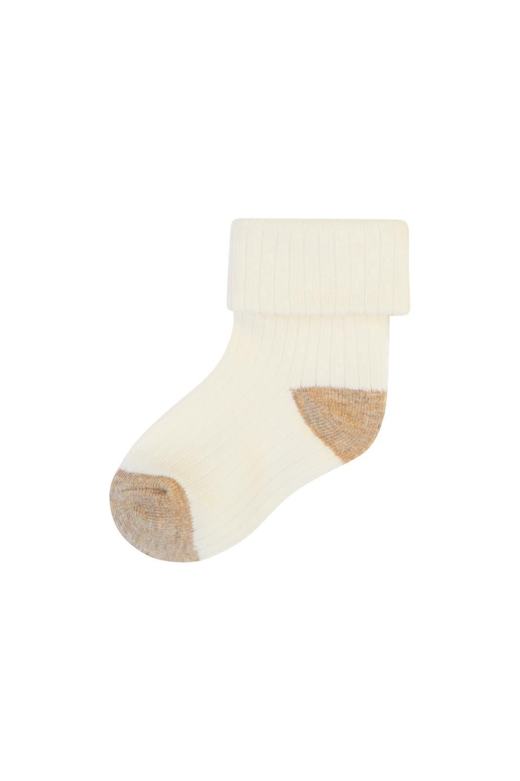 Noppies Newborn Sokken (4 paar) - Oatmeal Melange