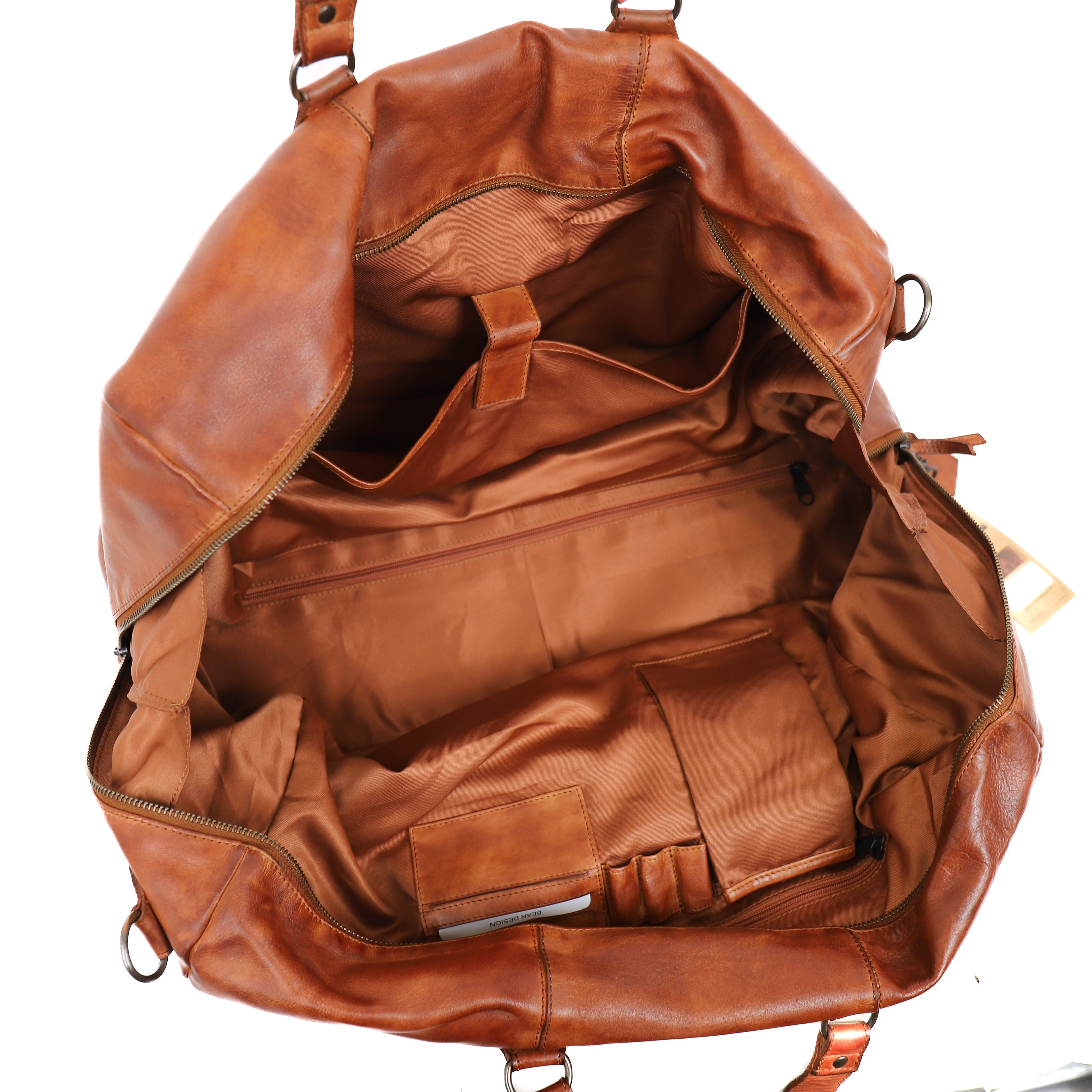 Weekendtas 'Lucien' cognac Cognac