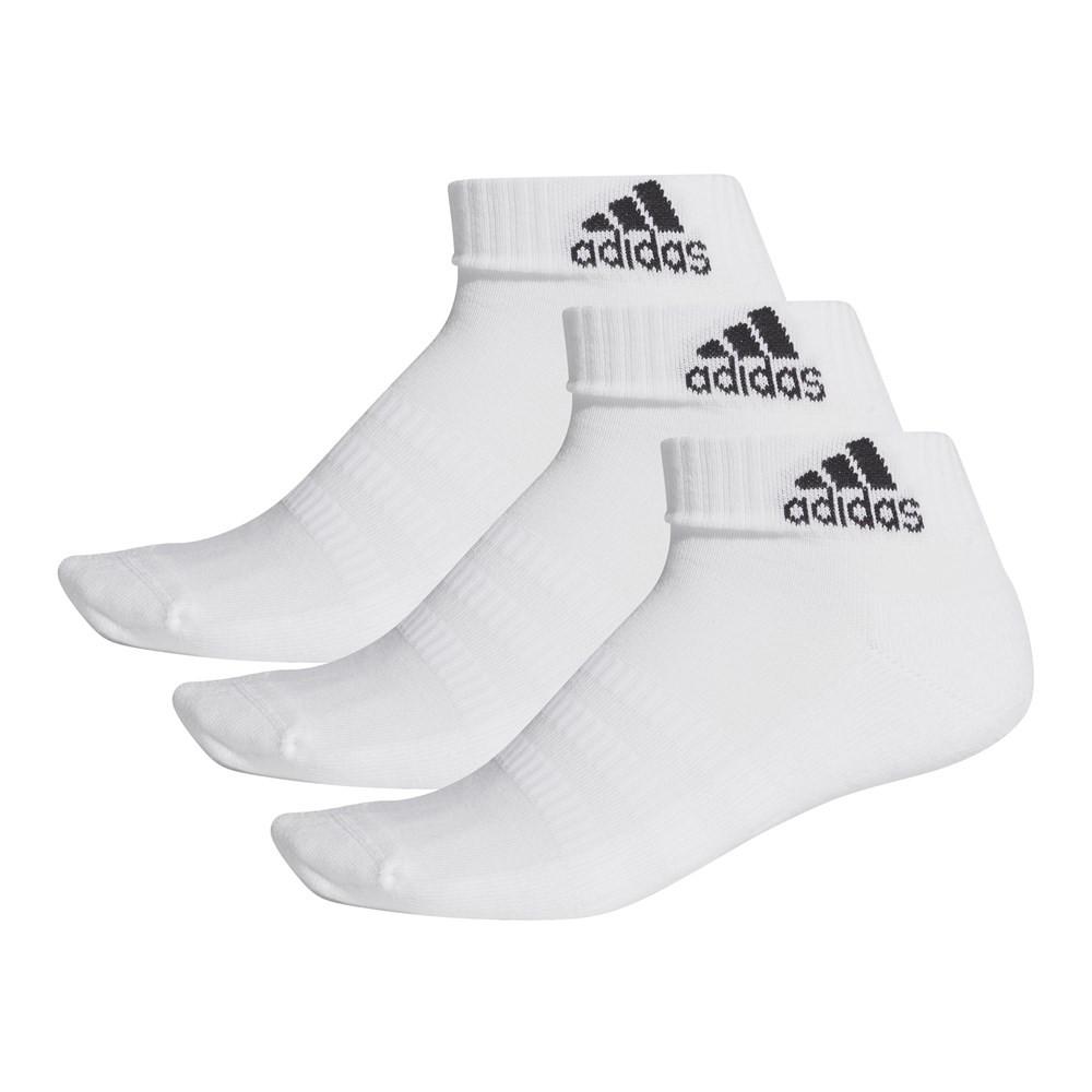 Adidas 3x Chaussettes Blanches Mixte Adidas Cush Ank