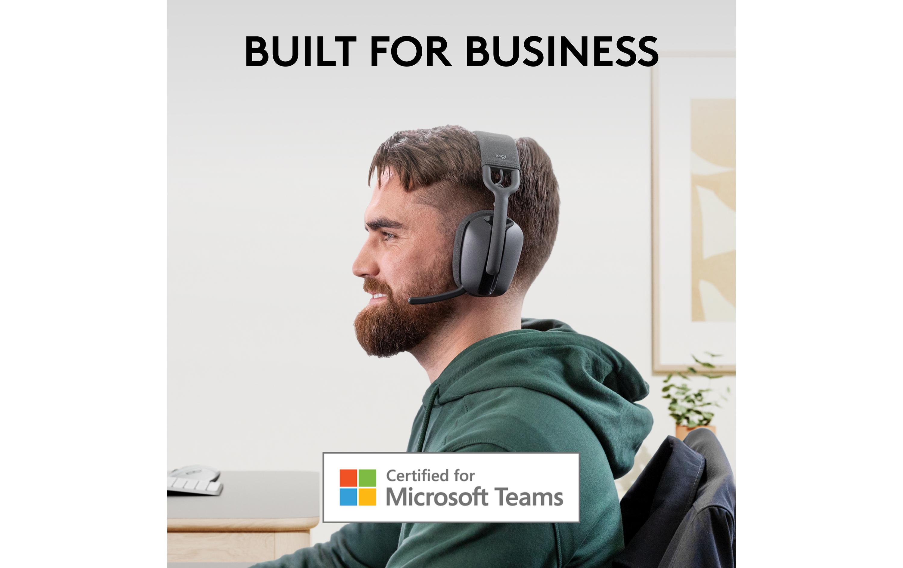 Headset Zone Vibe Wireless Teams Bluetooth<br>Kabelloses Bluetooth Headset