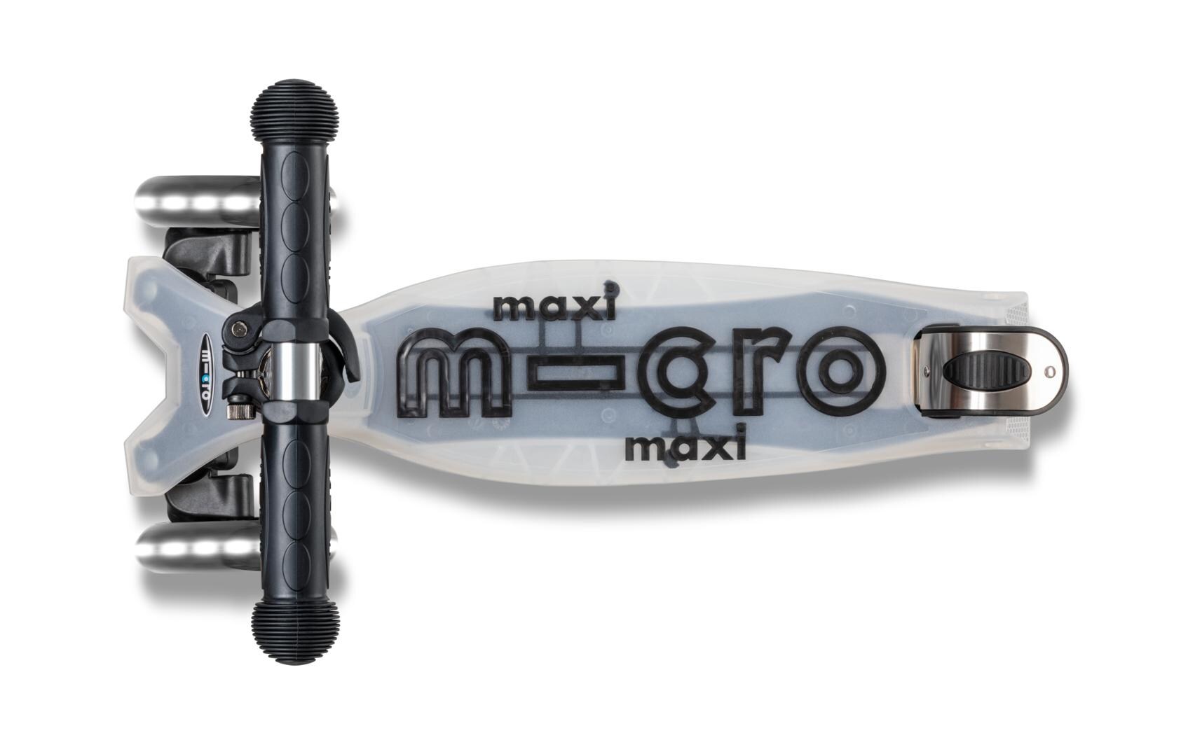 Kickboard Deluxe Flux LED Neochrome Black<br>Scooter