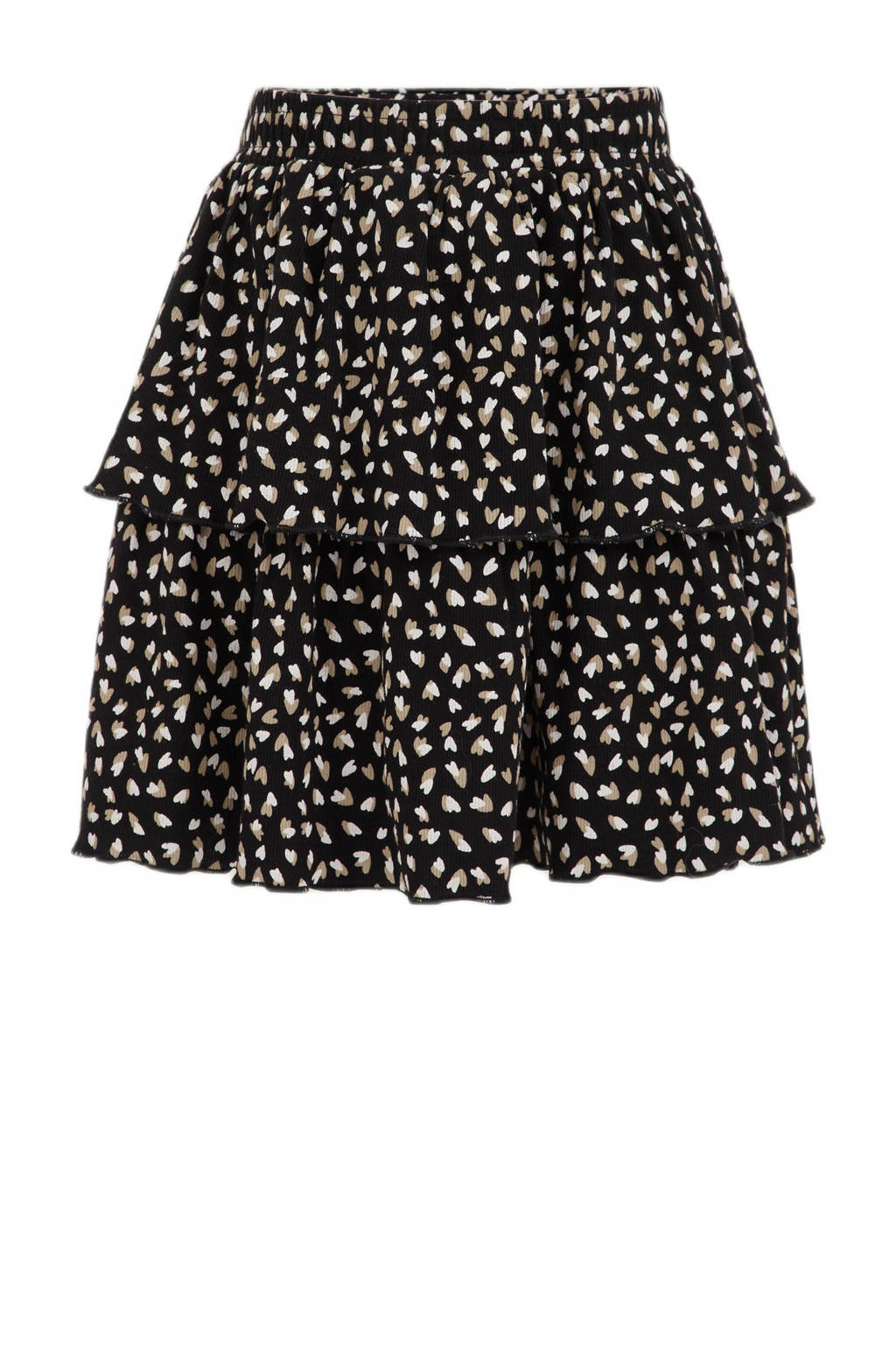 WE Fashion strokenrok zwart