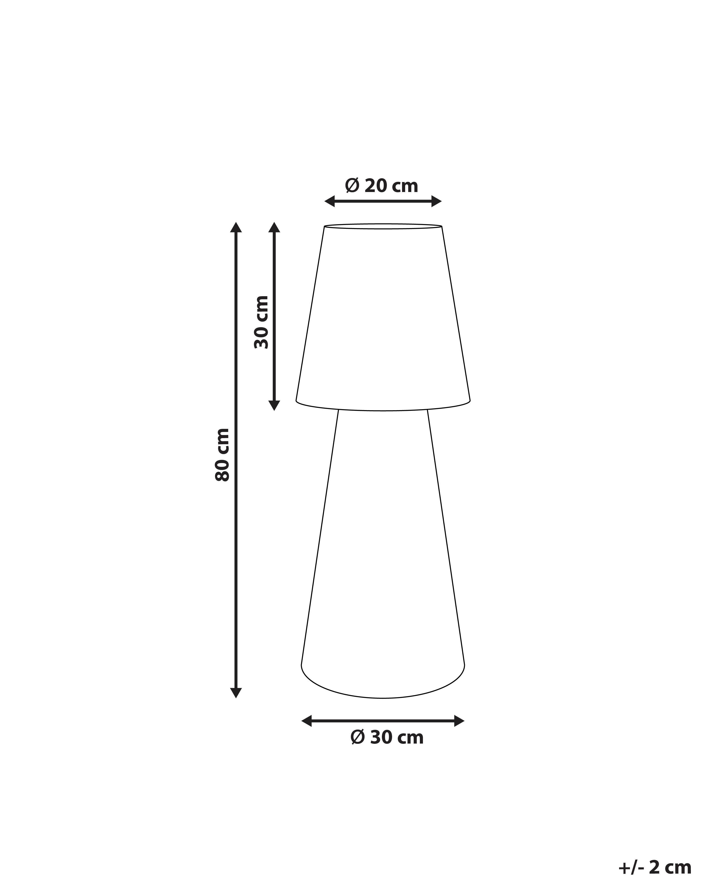 LED staande lamp voor buiten SABANAS met afstandsbediening Wit