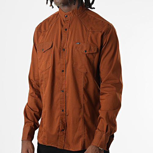 Chemise Manches Longues W-324 Marron