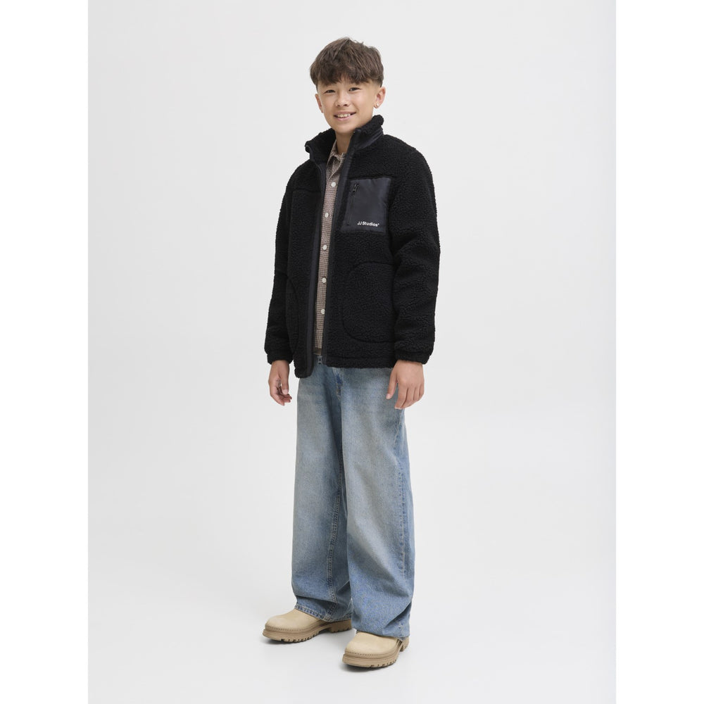 Køb Jack & Jones Junior Black Jjesoho Bamse Jakke Sn Jnr