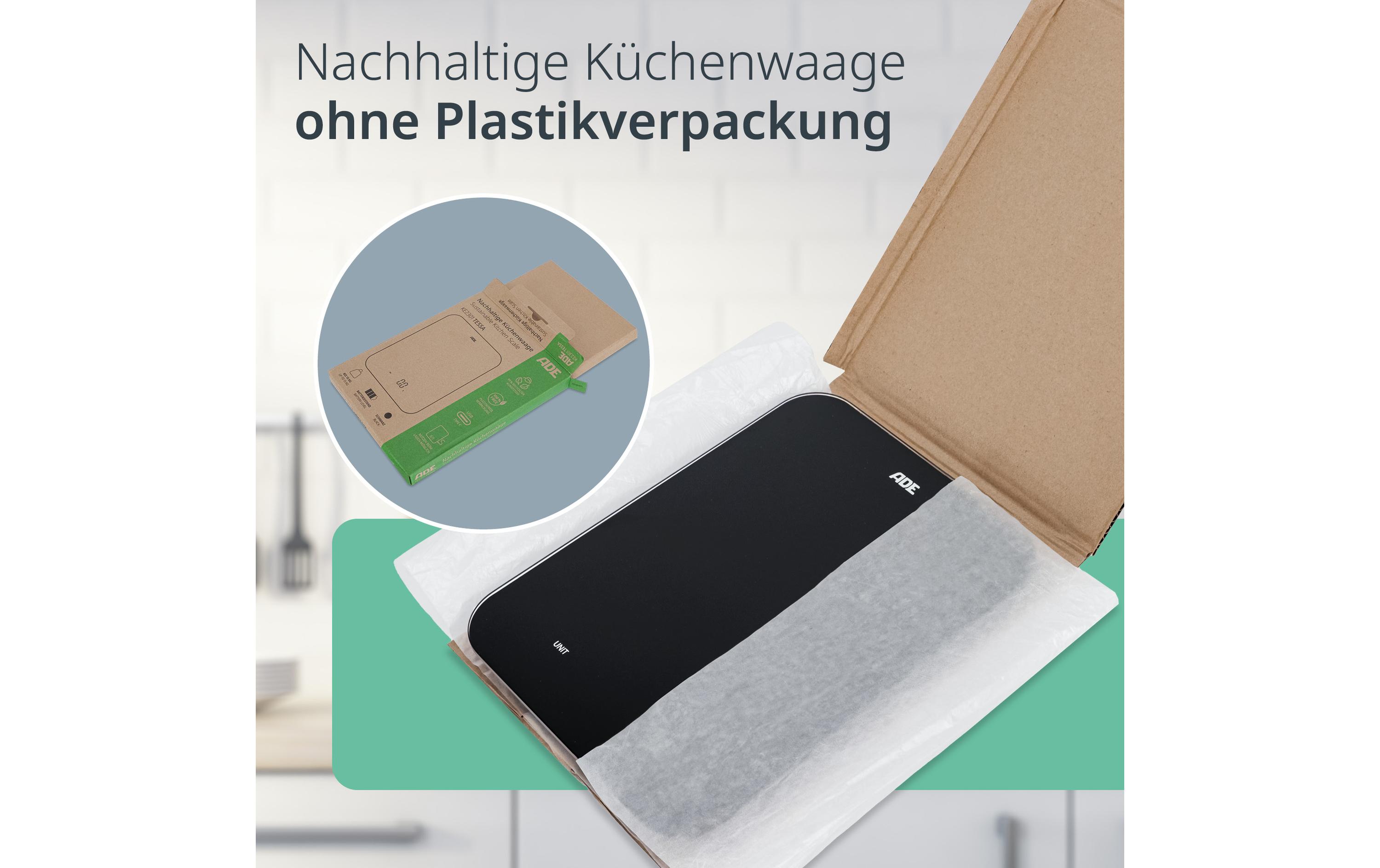 Küchenwaage Tessa SchwarzDigitale Küchenwaage