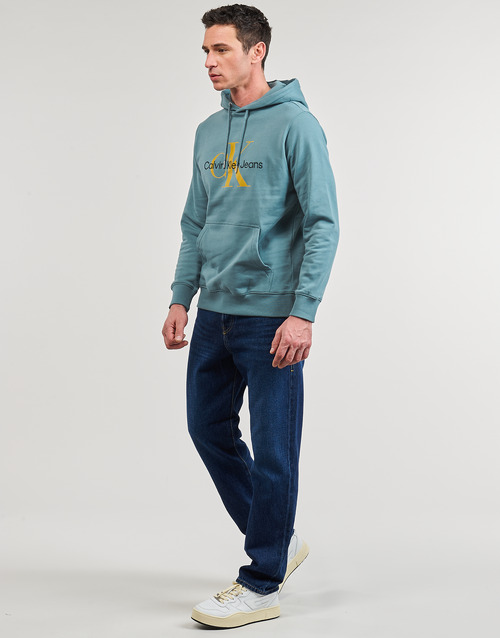 Calvin Klein Jeans - SEASONAL MONOLOGO REGULAR HOODIE - Bleu