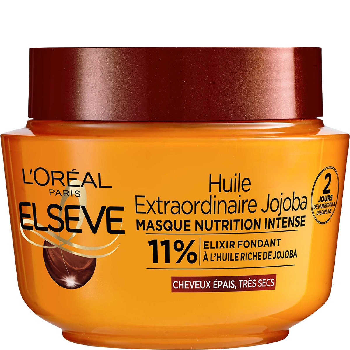 Masques nourrissants - Huile de jojoba - Cheveux épais & très secs - 2 x 310 ml