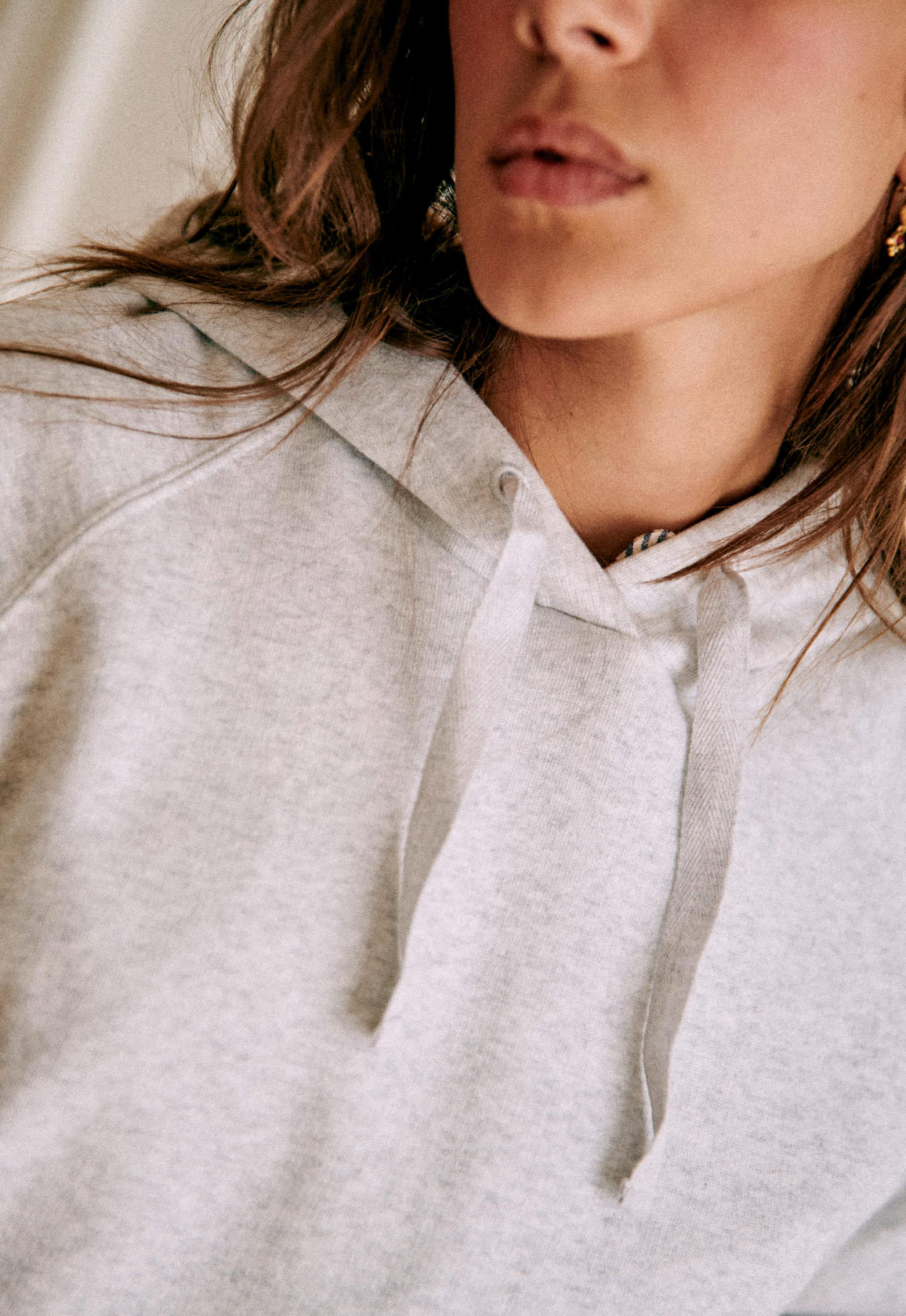 Sweat-Shirt Lexi - Gris Chiné - E-SHOP/SWEATS & MARINIÈRES Sweats 5905744