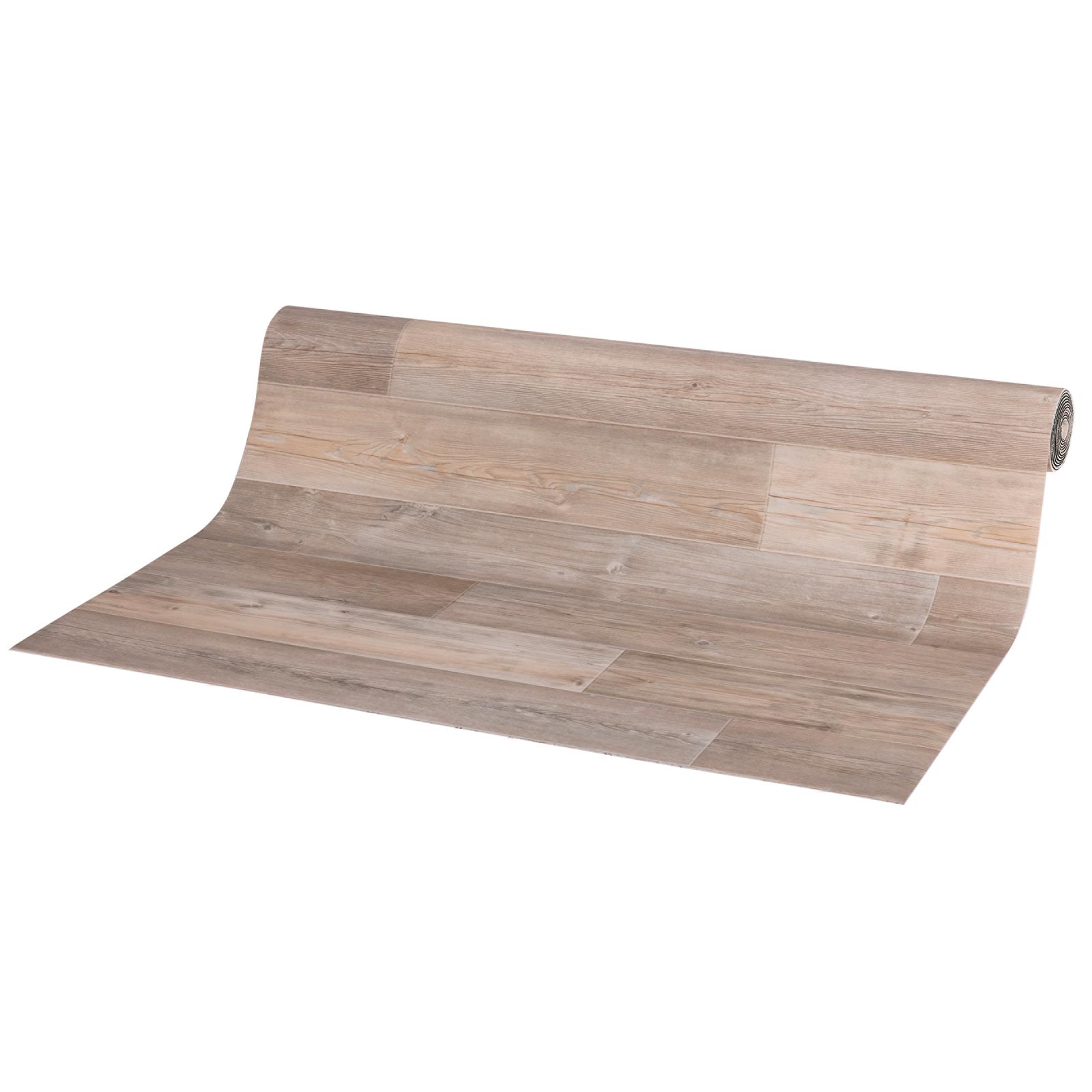 PVC-Bodenbelag - Planke - beige-grau - 4 Meter