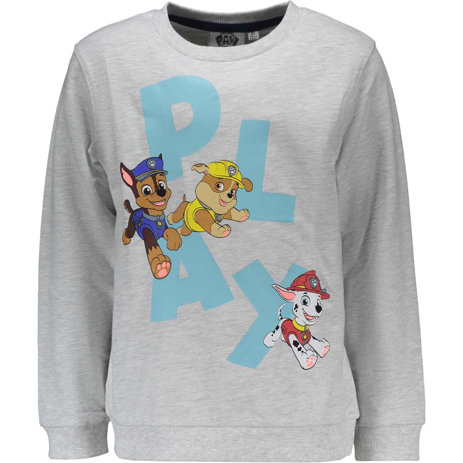 Kinder-Sweatshirt Paw Patrol hellgrau