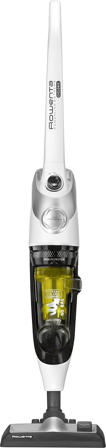 Rowenta, RH8147WA Powerline Extreme Cyclonic, Staubsauger mit Draht und ohne Beutel, Zyklon-Technologie, Leistung: 750 W, Fassungsvermögen: 0,9 Liter