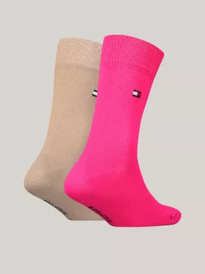 Pacote com 2 pares de meias clássicas infantis
