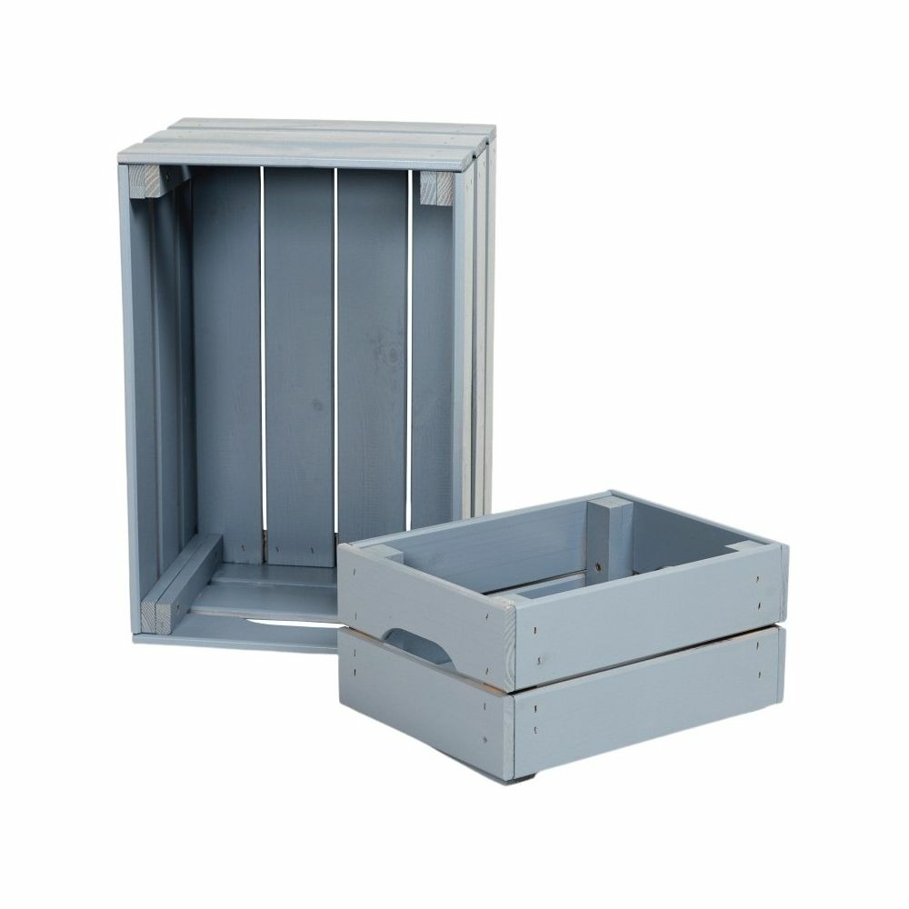 Caisse de rangement en pin grand modèle 46 x 31 x 25 cm