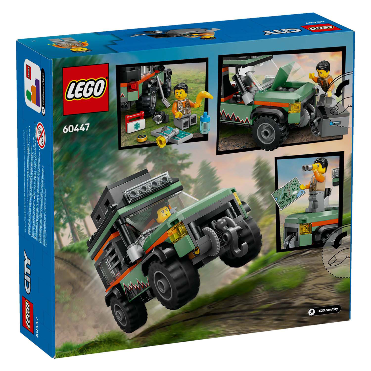 LEGO City 60447 4X4 Terreinwagen voor In De Bergen