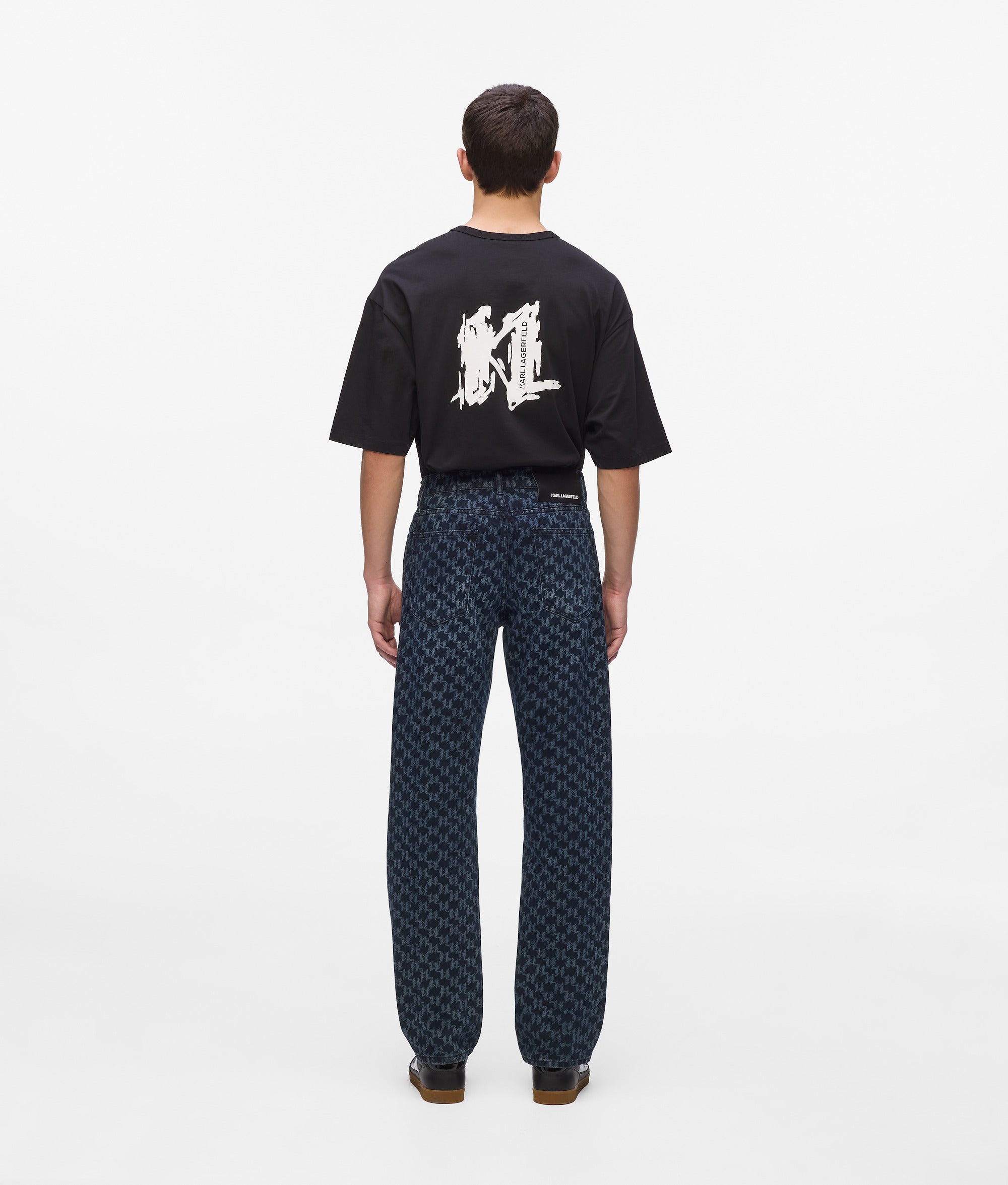 All-over Monogram jeans