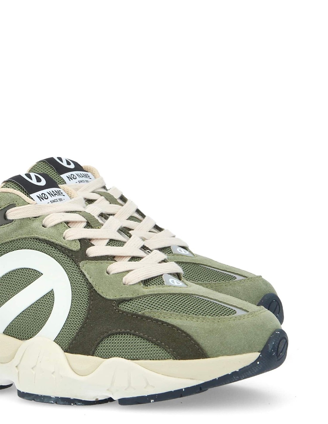 no name Baskets de ville Homme Krazee Runner M Vert Daim