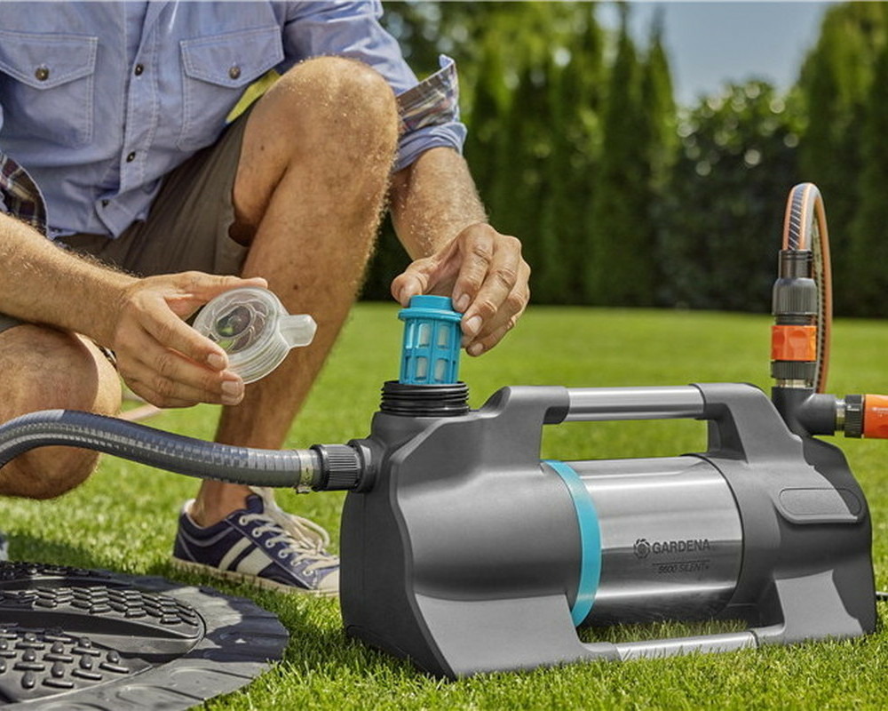 Pompe d'arrosage de surface 5600 silent+, 900 w, 5600 l/h, 4,7 bar