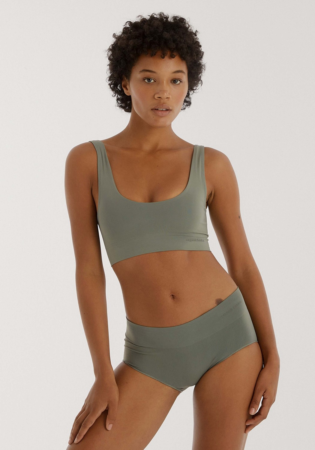 Organic Basics Bralette ReSmooth Seaweed