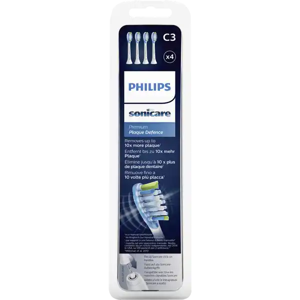 C3 Premium Plaque Defence Bürstenköpfe weiß HX9044 / 17