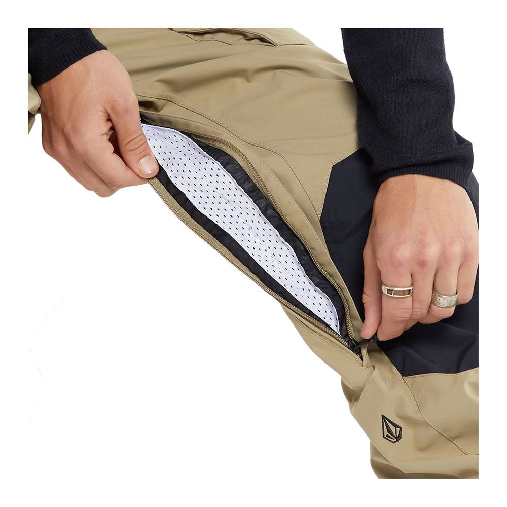 Volcom ROAN - Pantalon ski Homme dark khaki