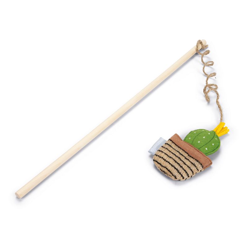 Canne à pêche beeztees Cactus Ides avec menthe à chat
