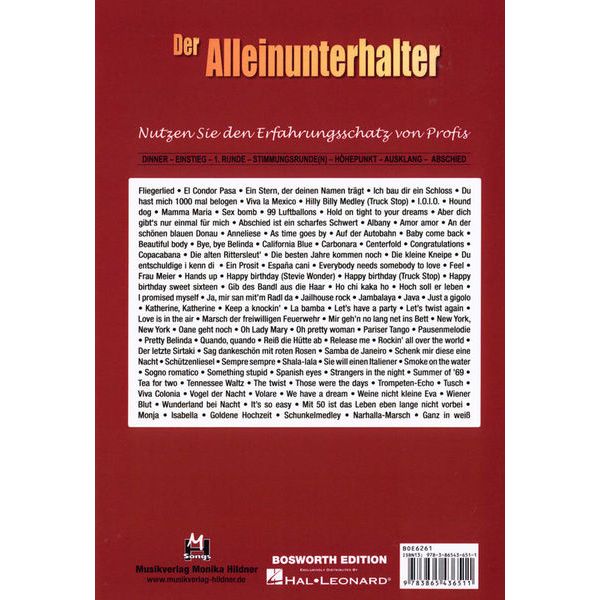 Hildner Musikverlag Der Alleinunterhalter