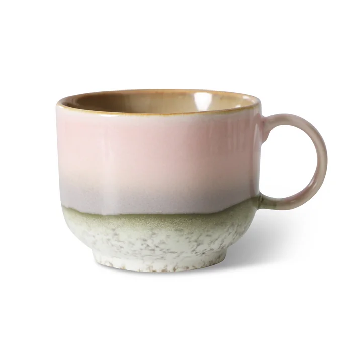 HKliving - 70's Teetasse, 425 ml, muse