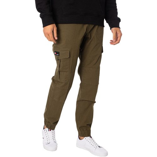 Tommy Jeans - Pantalones Cargo Ethan Verde