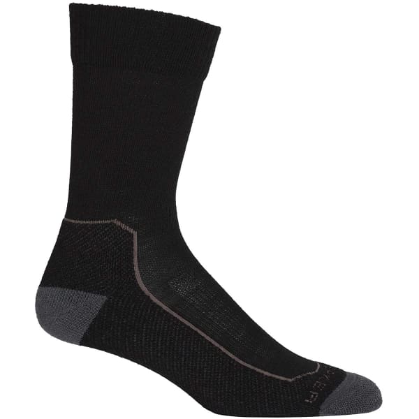 Chaussette randonnée ICEBREAKER M HIKE+ LIGHT CREW BLACK/MINK/MONSOON