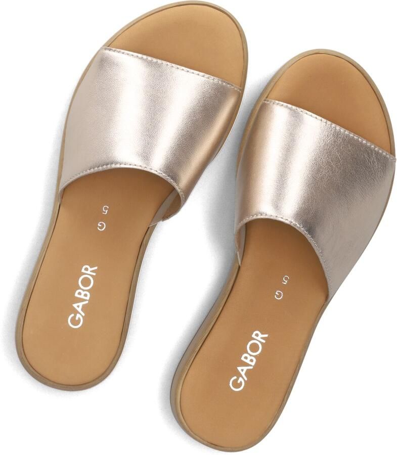 Gabor 730 Slippers Dames Goudkleurig