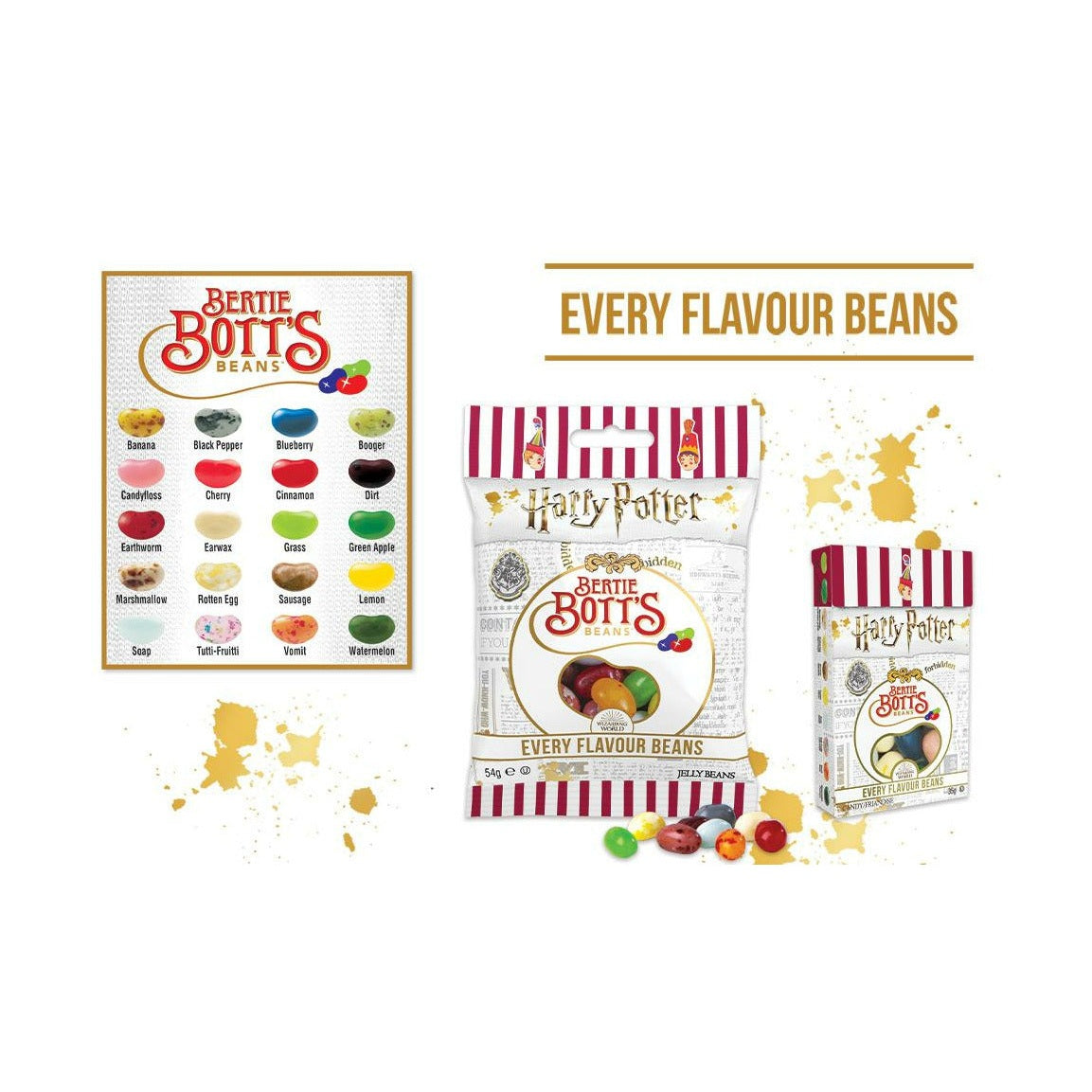 Jelly Belly Beans Harry Potter Bertie Bott's Sachet