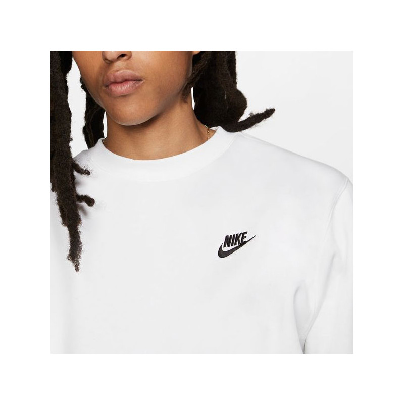 Sweat homme Club Fleece blanc ou vert