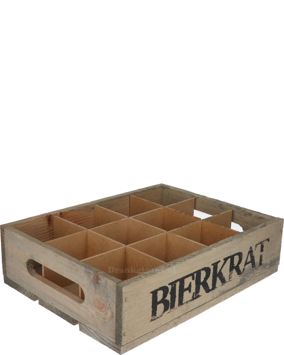 Houten Bierkrat 12 Vaks