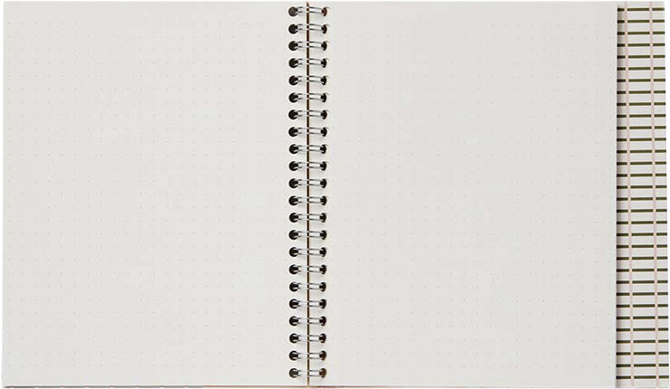 Notem NELA Wirebound Spiral Notebook - Medium, grøn