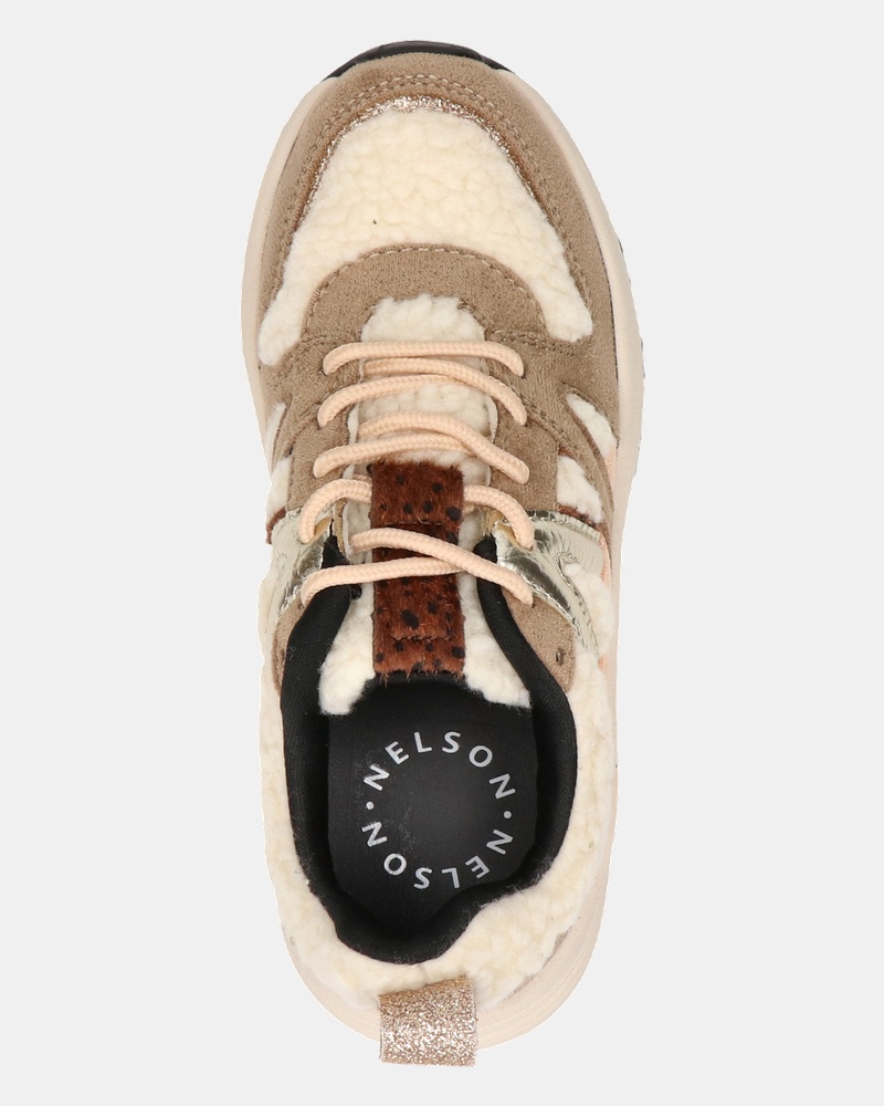Nelson Kids Lage sneakers  - taupe