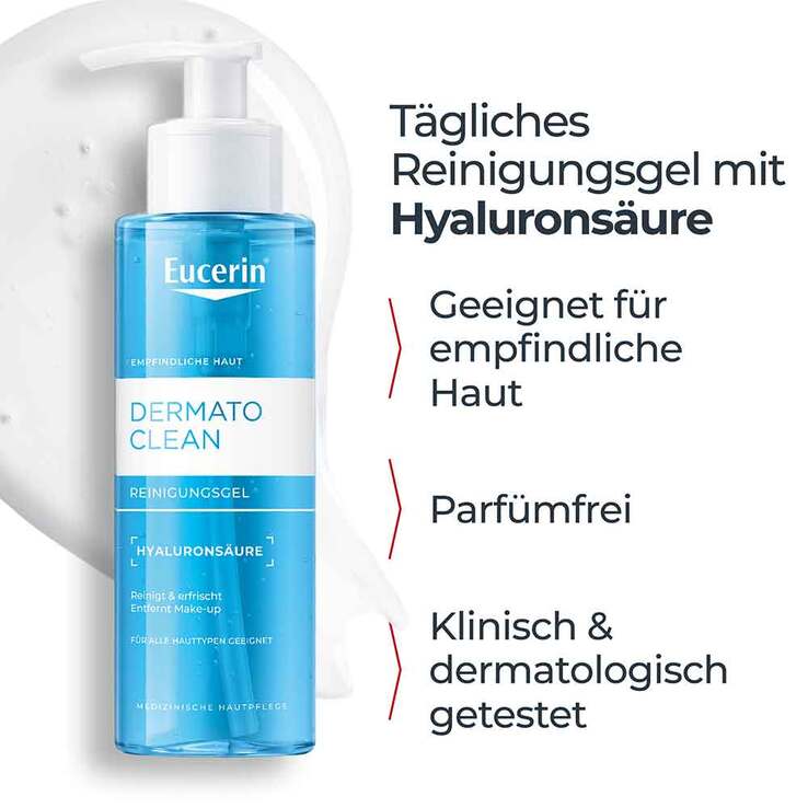 Eucerin Dermatoclean Hyaluron Reinigungsgel, 200 ml