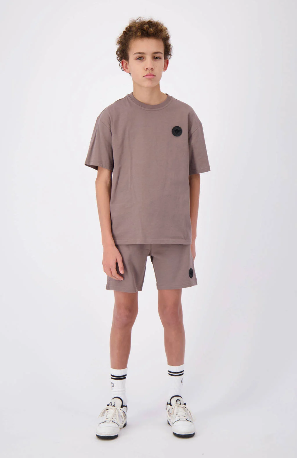 BLACK BANANAS regular fit sweatshort bruin