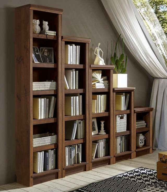 Home affaire Standregal »Soeren Stege« aus massiver Kiefer, Masse (B/T/H): 40/29/126 cm